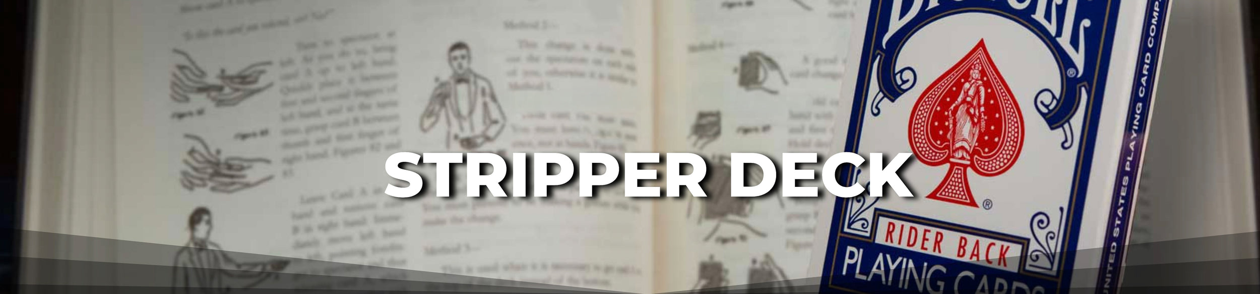 Bicycle Stripper Deck - Blue