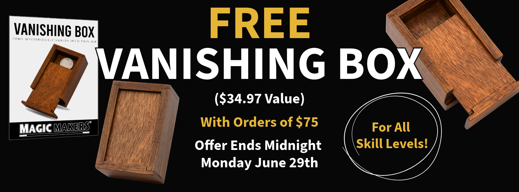 Free Vanishing Box Banner