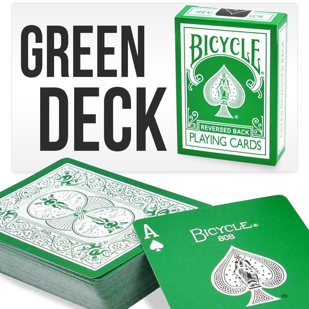 Green Playing Cards Bicycle Deck