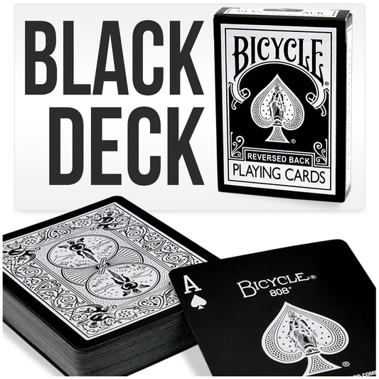 Black Playing Cards Bicycle Deck