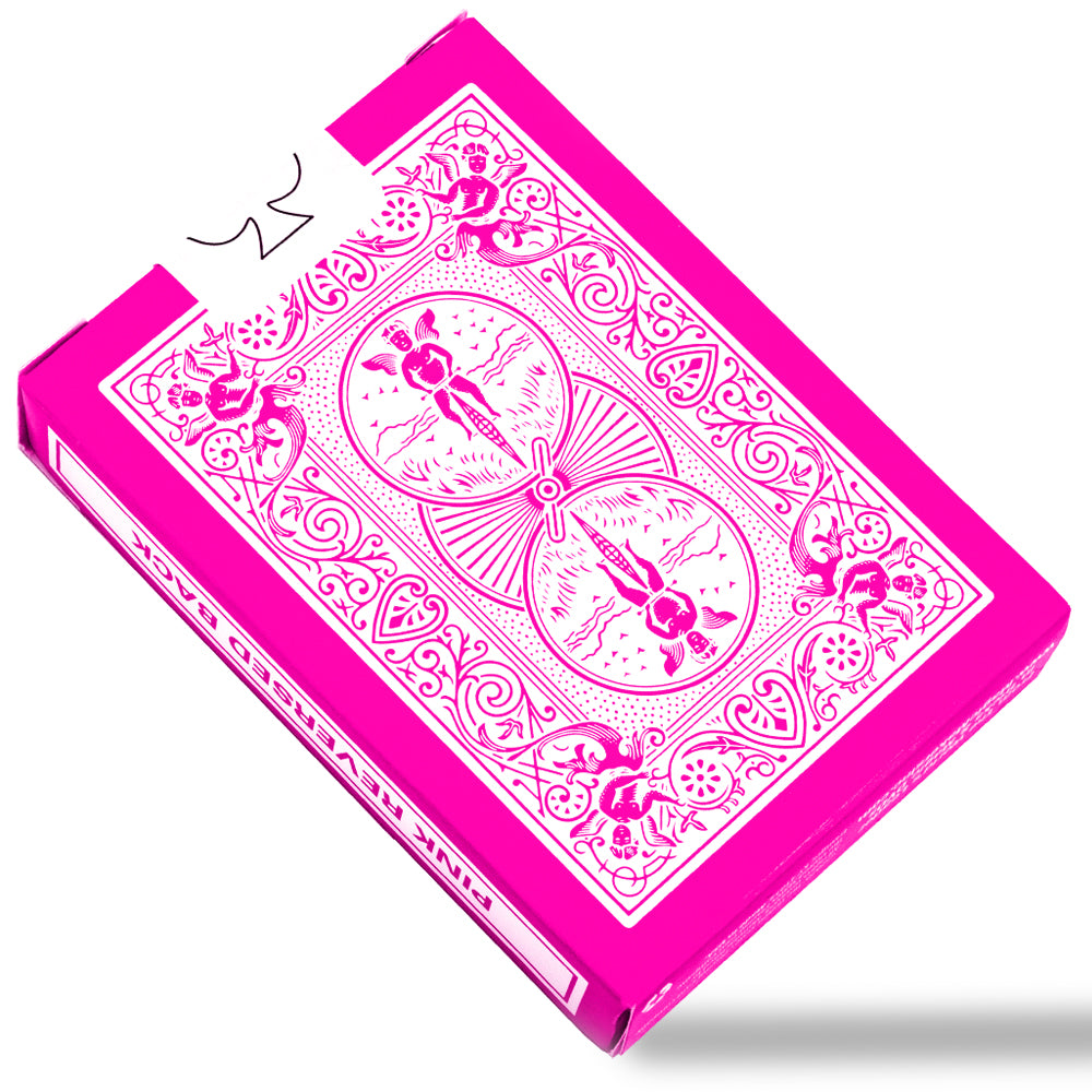 Pink Playing Cards Bicycle Deck