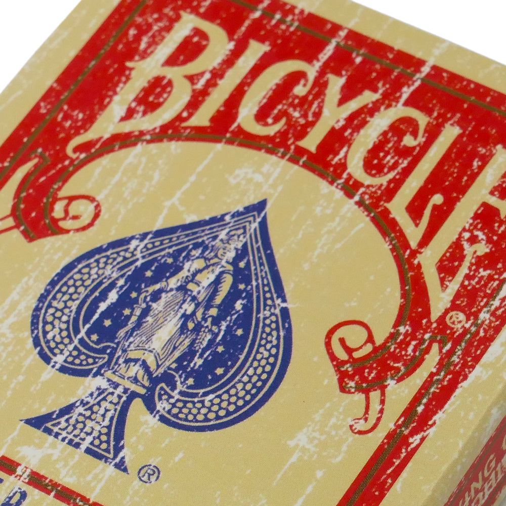 Bicycle Rider Back Faded Red Deck