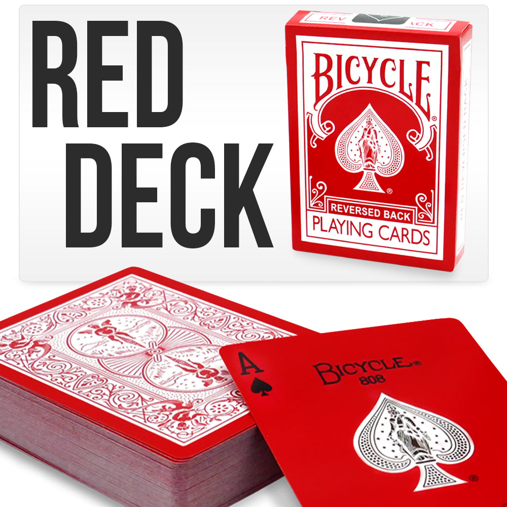 Red Playing Cards Bicycle Deck