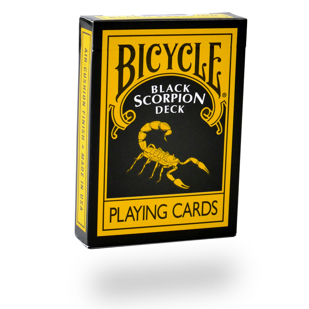 Magic Makers Black Scorpion Deck- In Bicycle Stock – Eagle Magic Store
