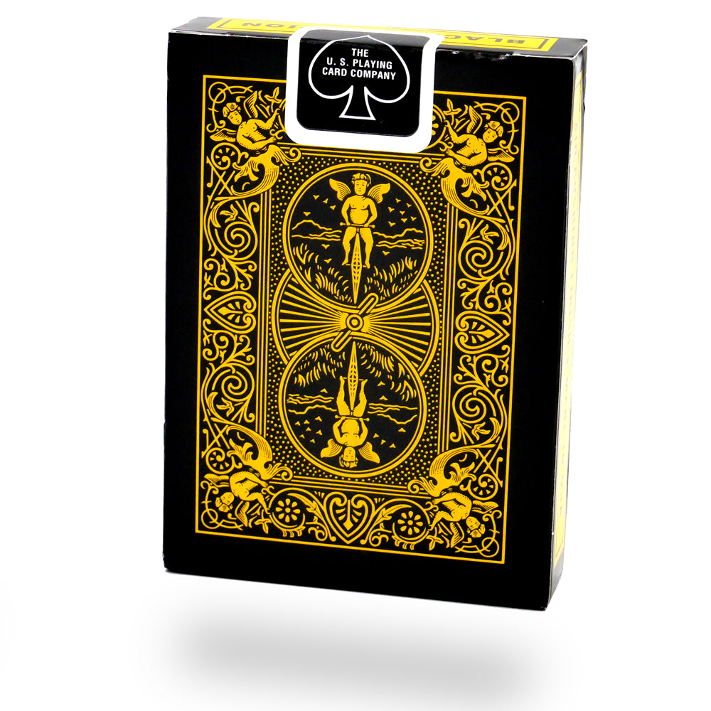 Black and Yellow Bicycle Poker Deck