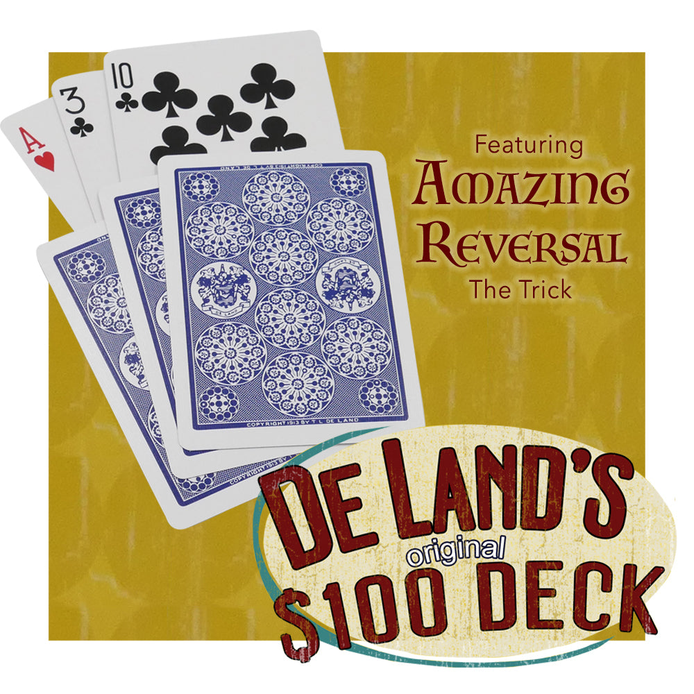 Deland's Marked Deck - The Ultimate Trick Deck - With Bonus Packet Tricks