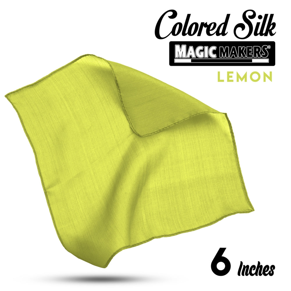 Lemon 6 inch Colored Silk SINGLE