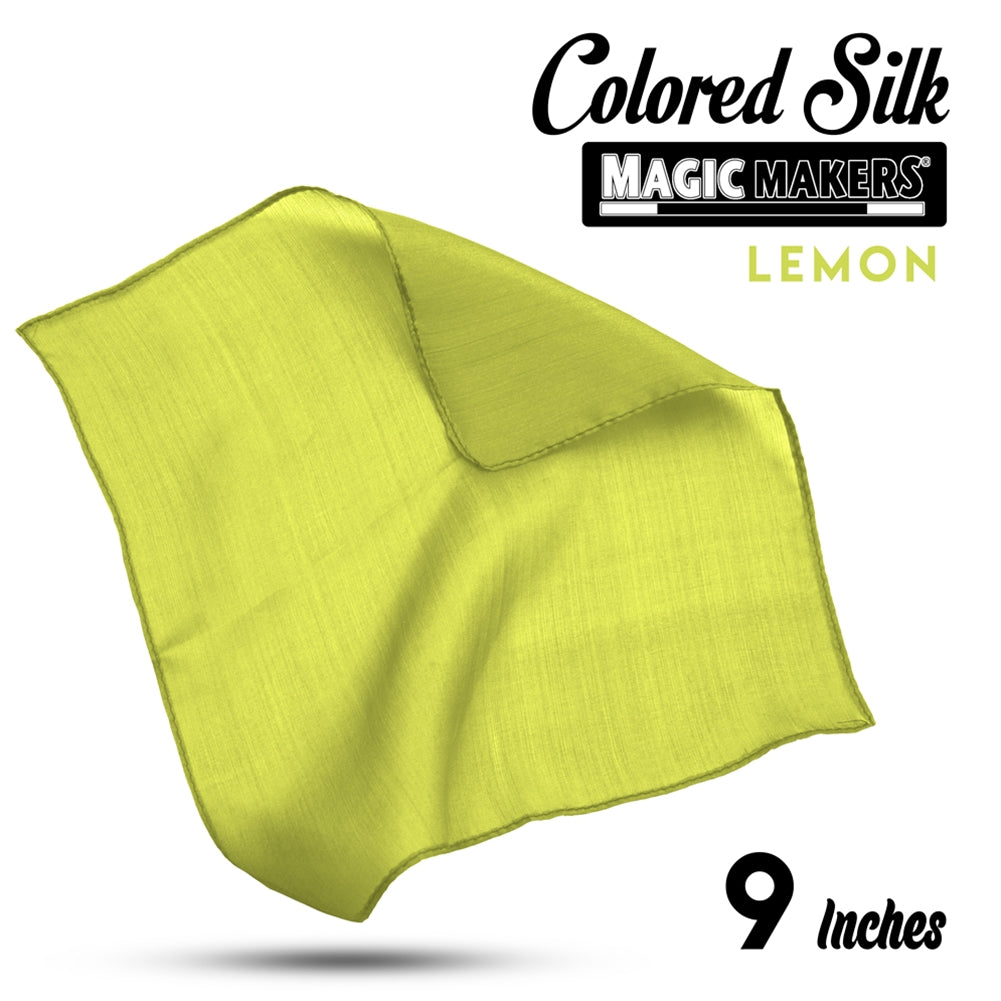 Lemon 9 inch Colored Silk SINGLE
