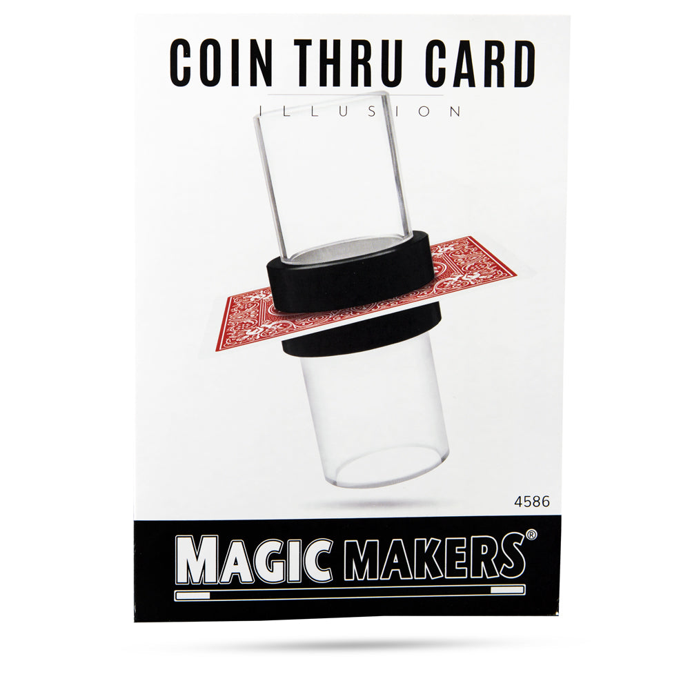 Coin Thru Card Magic Trick