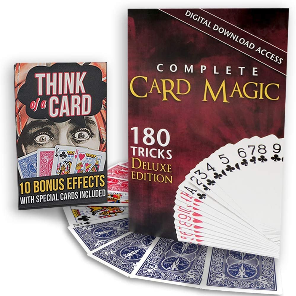 Magic Makers Complete Card Magic and Modern Coin Magic, Ultimate Combo Set, Over 300 Tricks