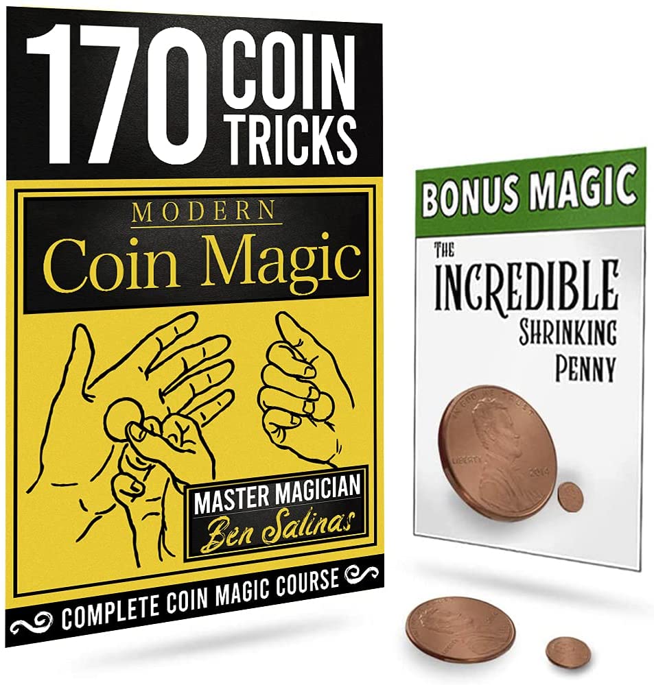 Magic Makers Modern Coin Magic 170 Coin Tricks Kit