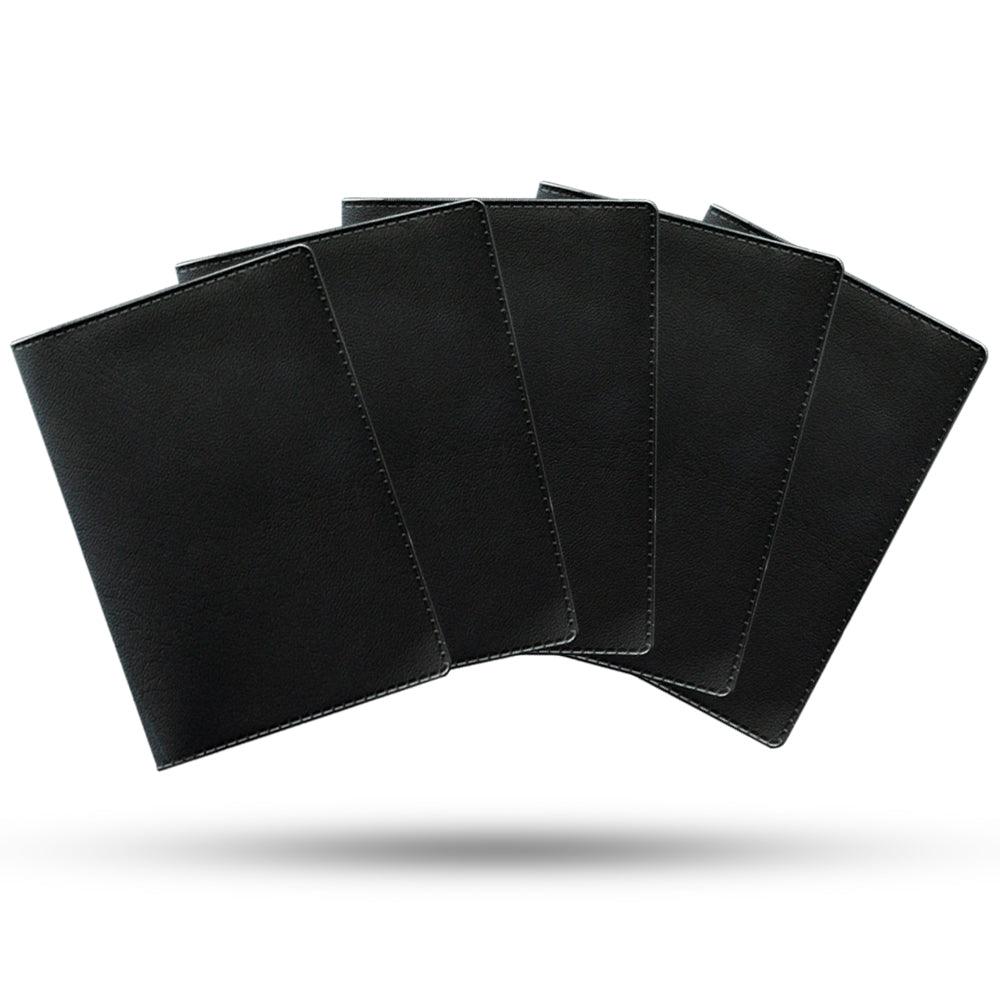Black Card Wallets 5 Pack