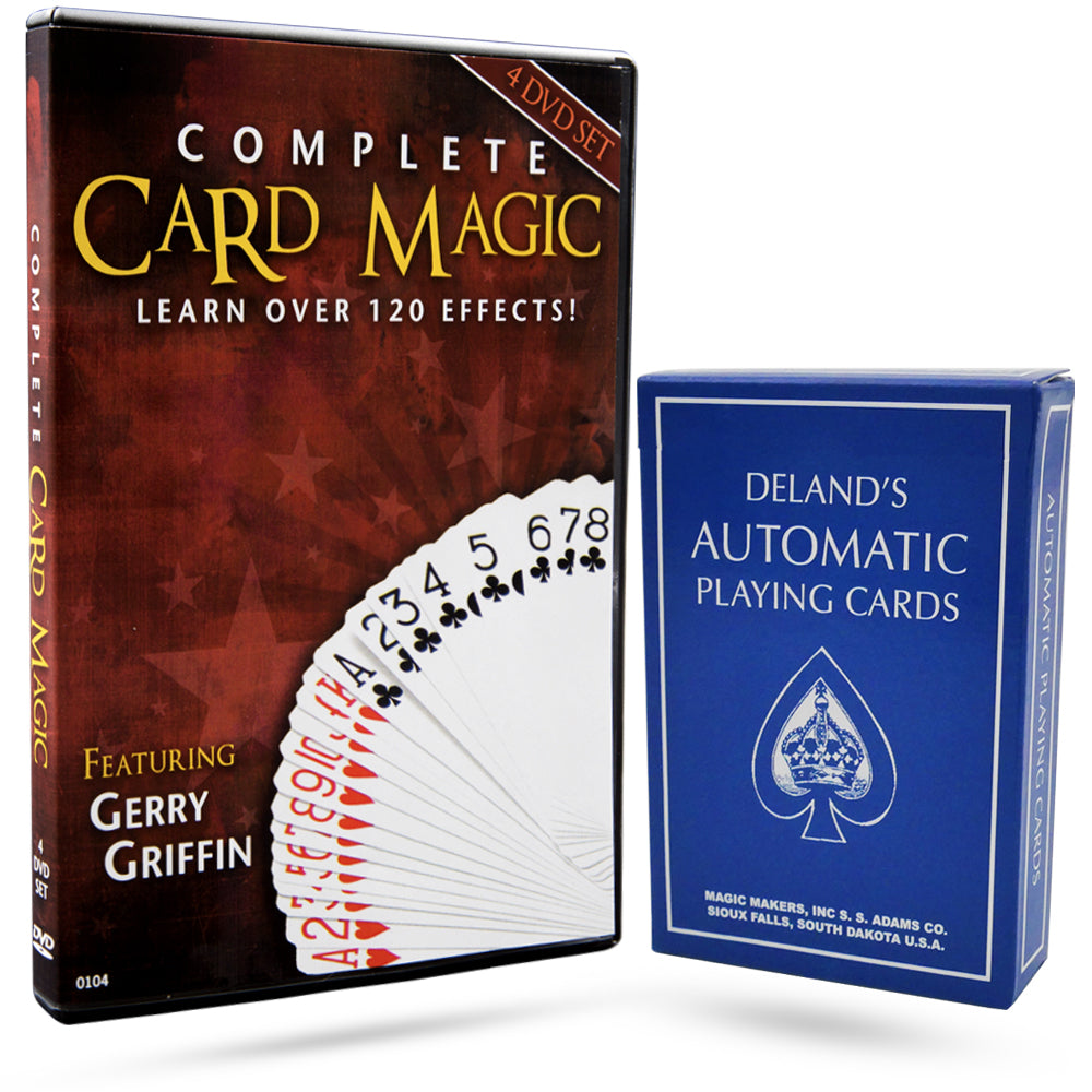 Complete Card Magic Set- Deland's Automatic Deck Included
