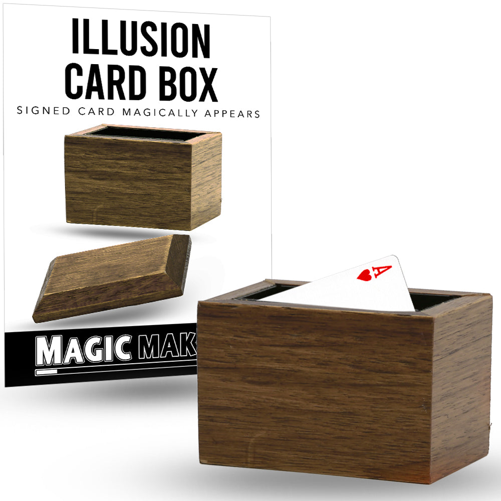 Illusion Card Box - Appearing Card In Box Trick