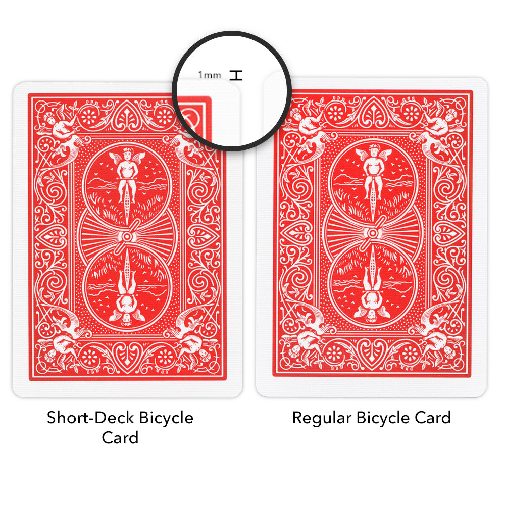 Bicycle Red Rider Backs - Short Deck