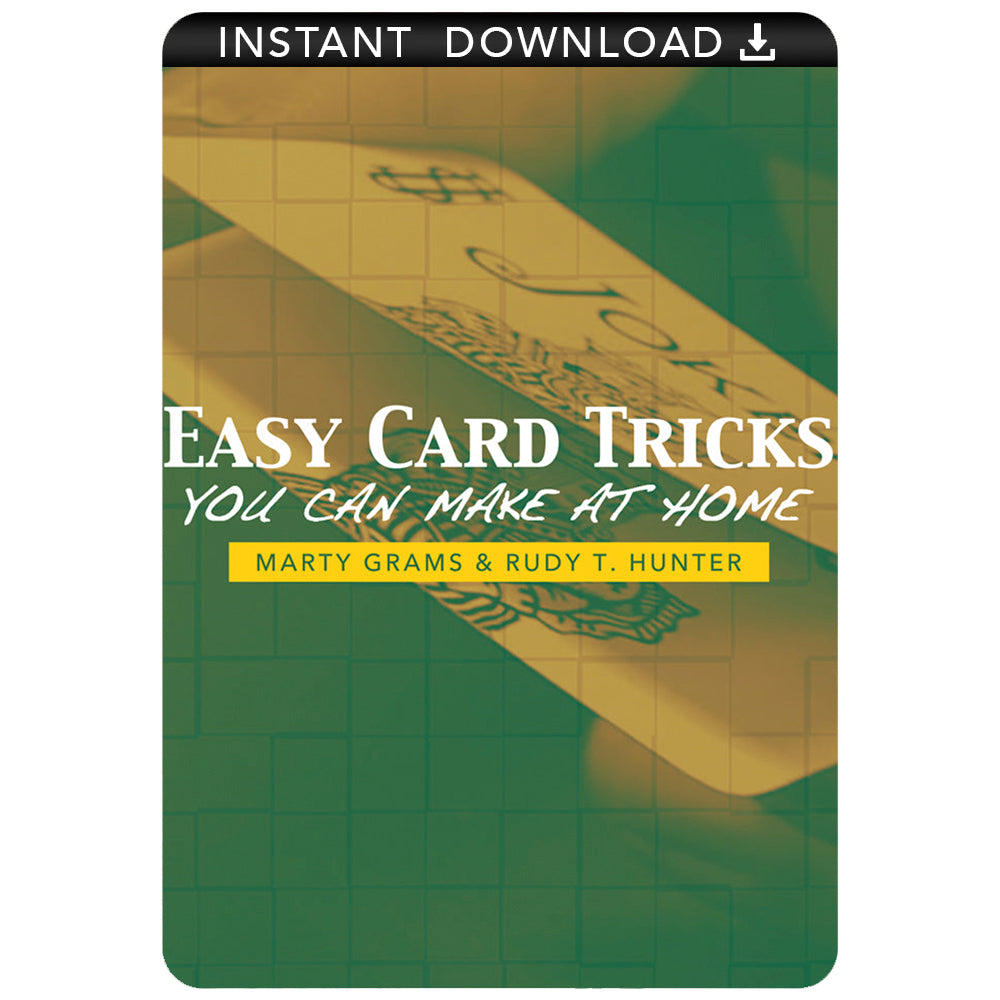 Easy Card Tricks You Can Make At Home - Instant Download