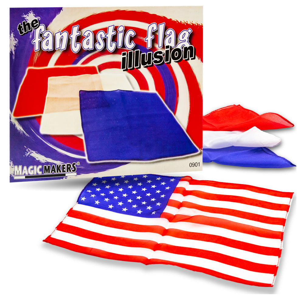 Fantastic Silk Flag Illusion - Thumb Tip Included