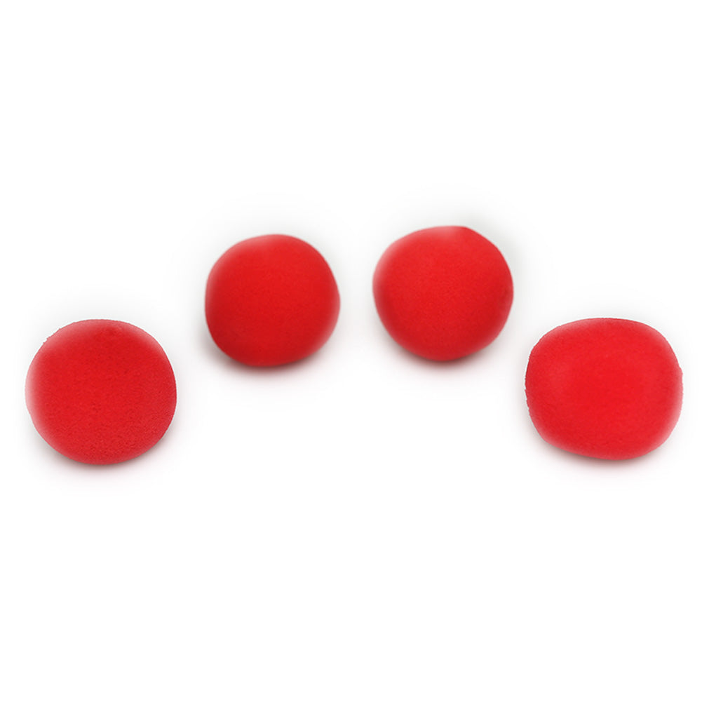 Four Red Magic Sponge Balls