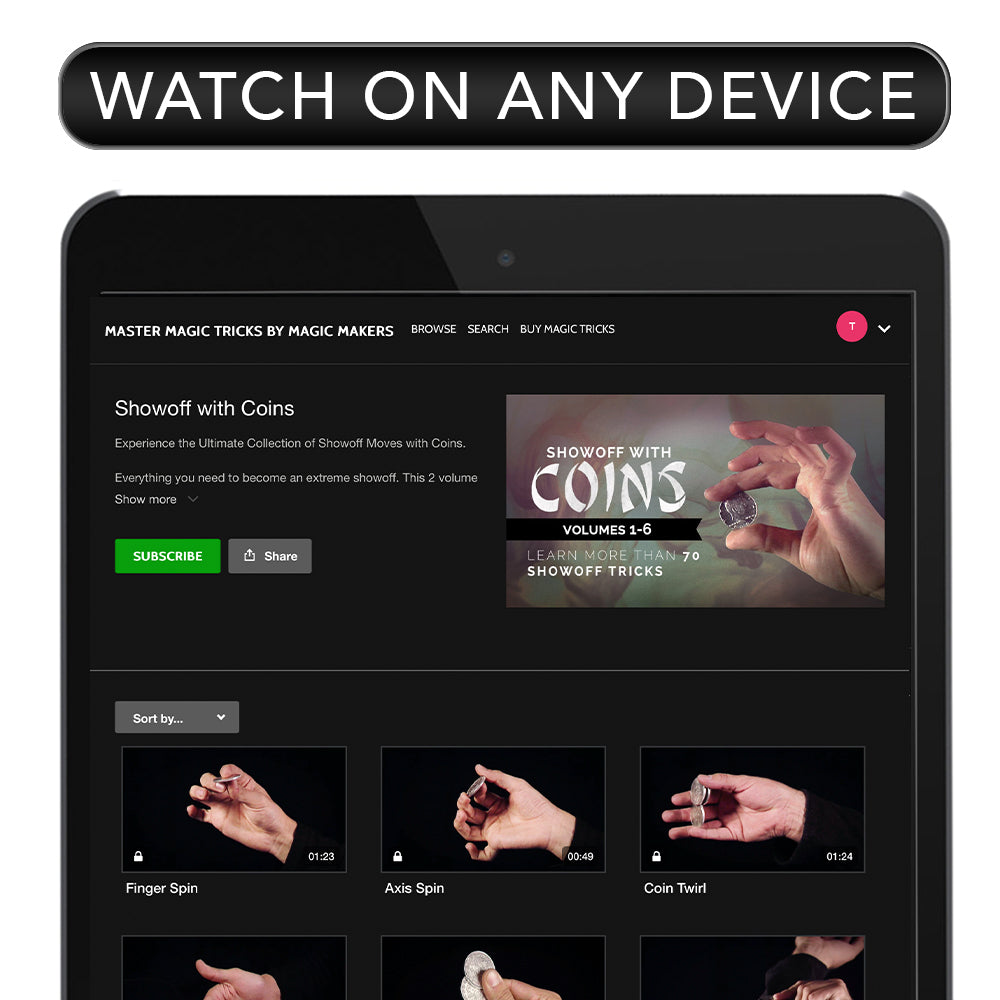Showoff with Coins - Instant Download