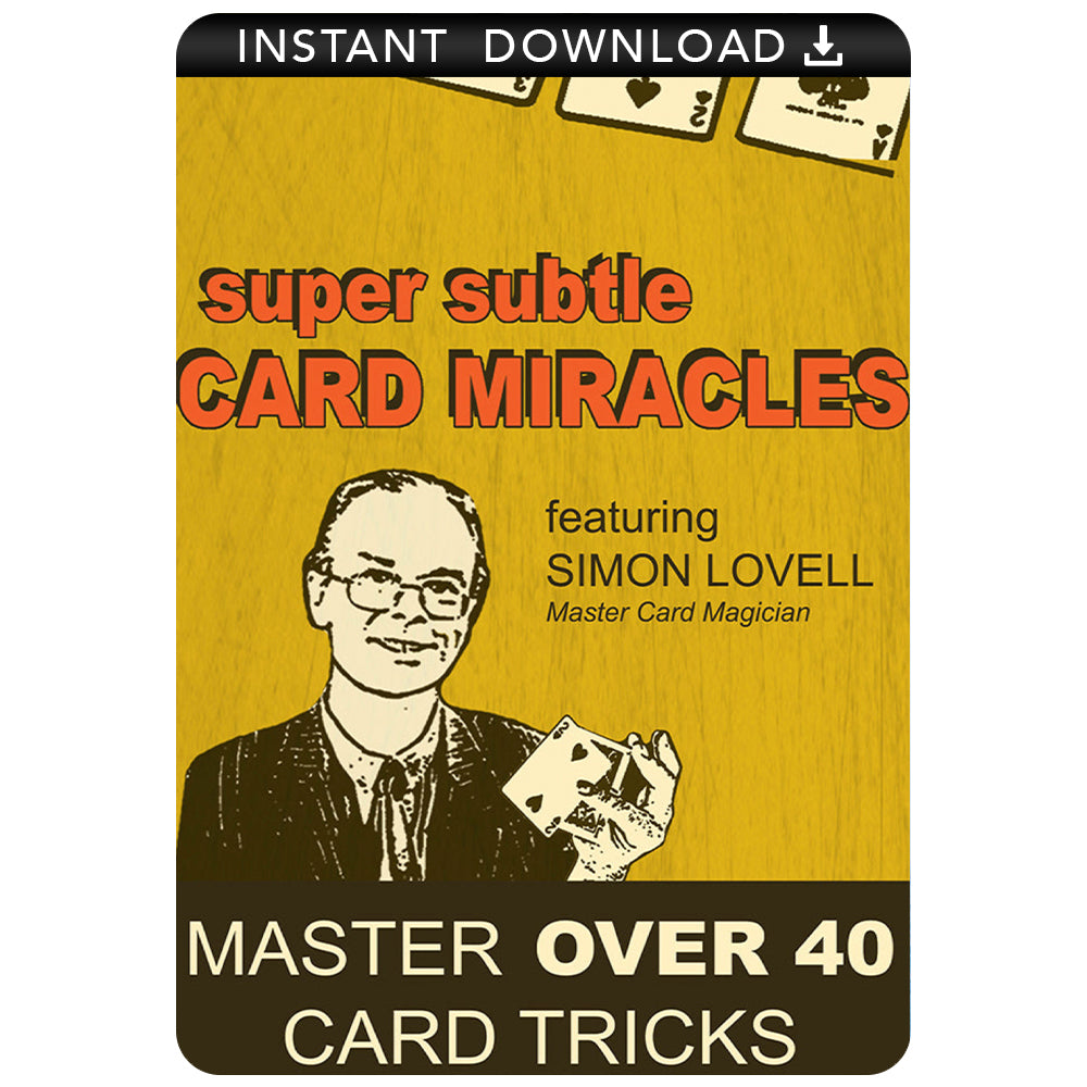 Super Subtle Card Tricks - Instant Download