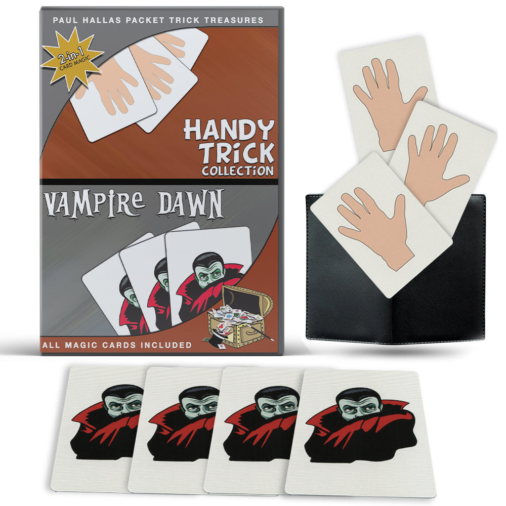 Handy Trick Collection & Vampire Dawn Packet Tricks with Instructional Magic Training