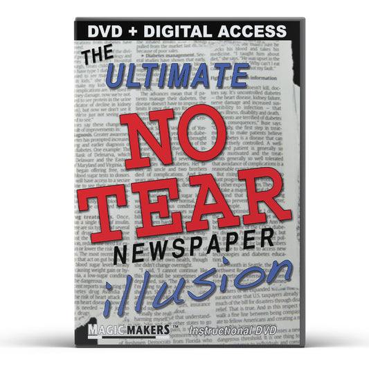 Ultimate No Tear Newspaper Illusion - Instant Download