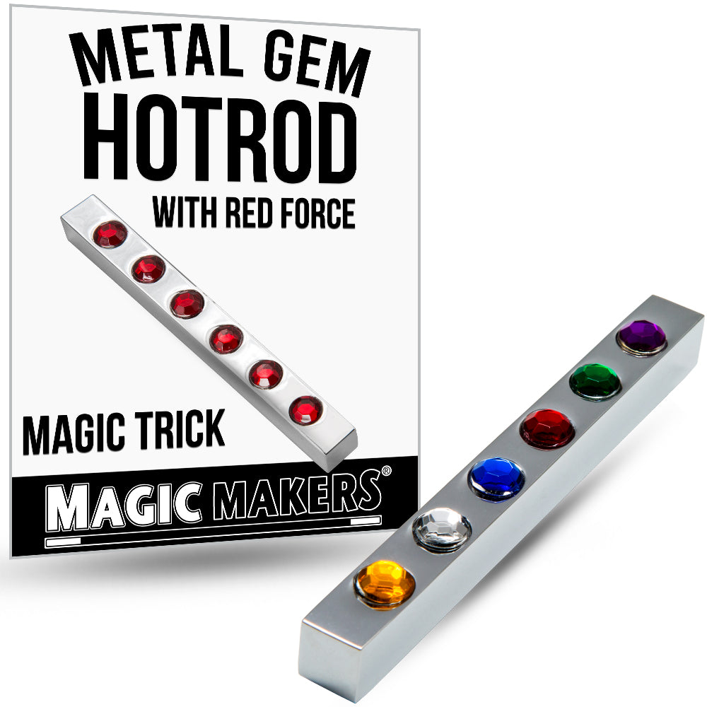 Silver METAL HOTROD wtih RED Force